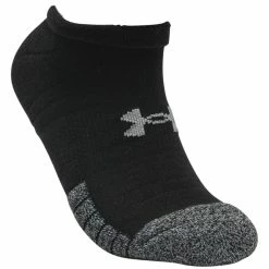 Under Armour UA HeatGear® No Show Socks 3pk - Black
