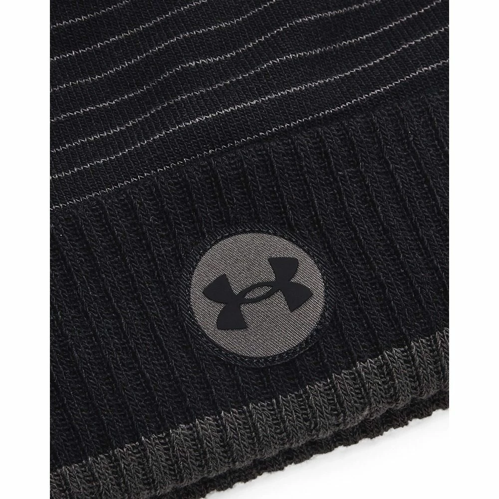 Under Armour Men's UA Truckstop Fleece Beanie - Black - Image 2
