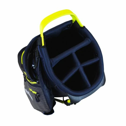 TaylorMade Flextech Waterproof Golf Stand Bag - Navy/Yellow - Image 2