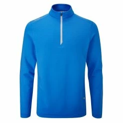 Ping Edwin 1/2 Zip Mens Golf Sweater - French Blue