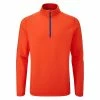 Ping Edwin 1/2 Zip Mens Golf Sweater - Flame