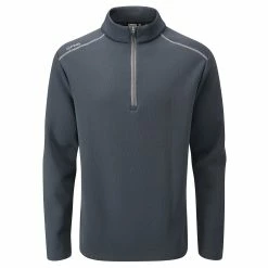 Ping Ramsey Half Zip Mens Fleece Golf Top - Navy