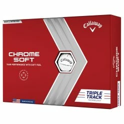 Callaway Chrome Soft Triple Track Golf Balls 2022 - White (12 Balls)
