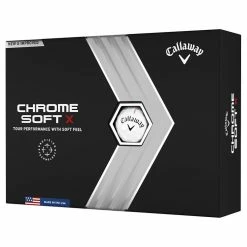 Callaway Chrome Soft X Golf Balls 2022 - White (12 Balls)