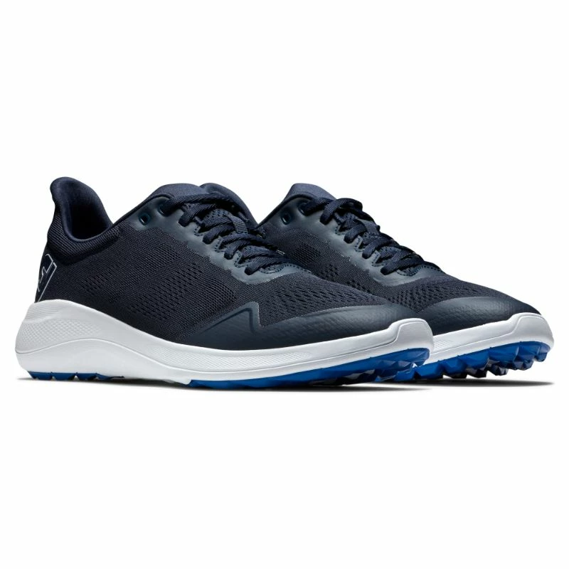 FootJoy FJ Flex Athletic Golf Shoes - Navy/White - Image 5