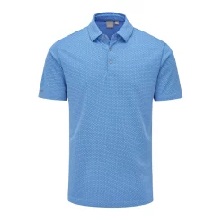 Ping Halcyon Mens Golf Polo Shirt - Infinity Blue Multi