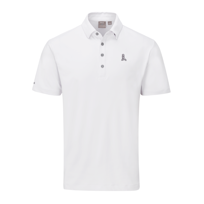 Ping Mr. Ping Golf Polo Shirt - White