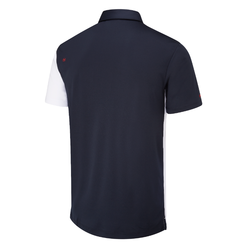 Ping Mack Golf Polo Shirt - White/Navy Multi - Image 2