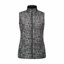 PING Ladies Cece Quilted Gilet - Black Multi