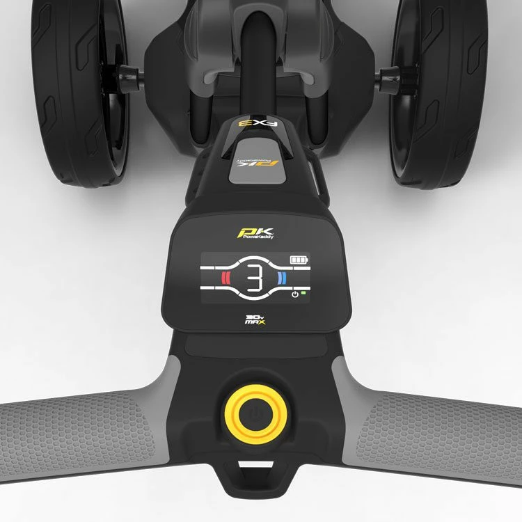 PowaKaddy FX3 Black Extended Electric Golf Trolley 2022 - Image 2