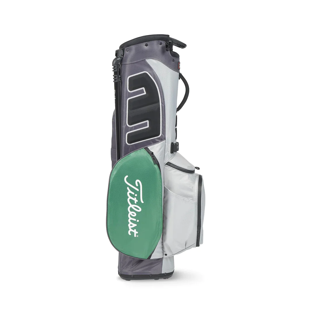 Titleist Players 4 StaDry Stand Bag 2023 - Grey/Green/Graphite - Image 2