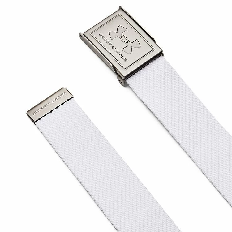 Under Armour Webbing Golf Belt - White