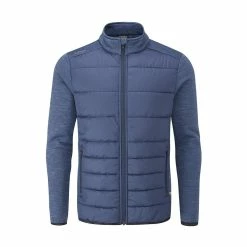 PING Mens Dover Thermal Golf Jacket - Oxford Blue