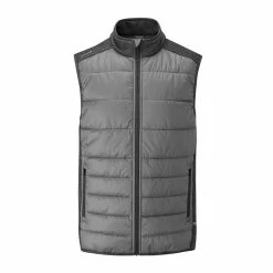 PING Mens Dover Thermal Golf Vest - Grey