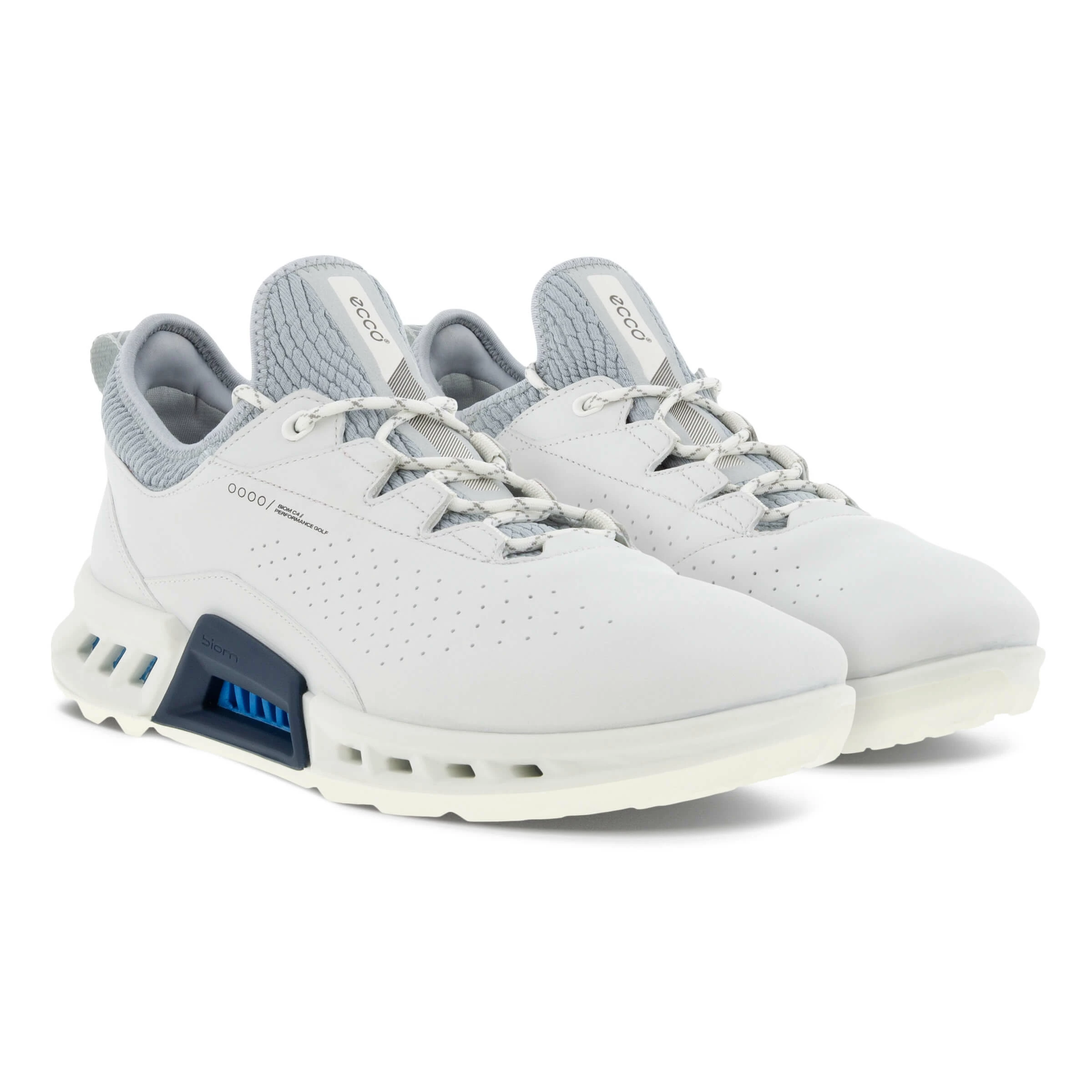 ECCO BIOM C4 GOLF SHOES - WHITE/CONCRETE - Image 6
