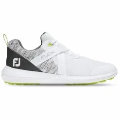 FootJoy Flex Golf Shoes - White/Grey