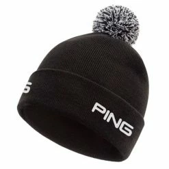 Ping Cresting Knit Beanie Hat - Black