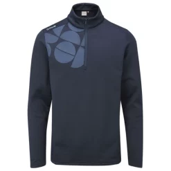 Ping Elevation 1/2 Zip Mens Fleece Golf Top - Navy
