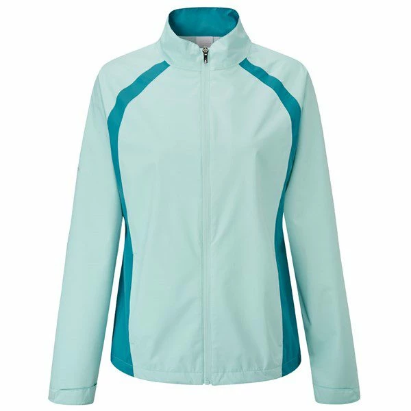 Ping Ladies Freda Waterproof Golf Jacket - Aquatic/Scuba Blue