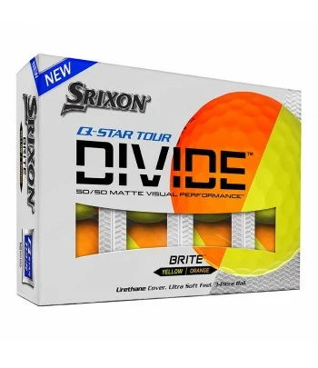 Srixon Golf Balls Srixon Q-Star Tour Divide - Yellow/Orange Dozen - Image 2