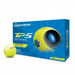 TaylorMade Golf Balls Taylormade TP5 Golf Balls - Yellow Dozen