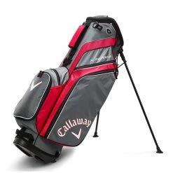 Callaway X Series Golf Stand Bag - Red/Titanium/White